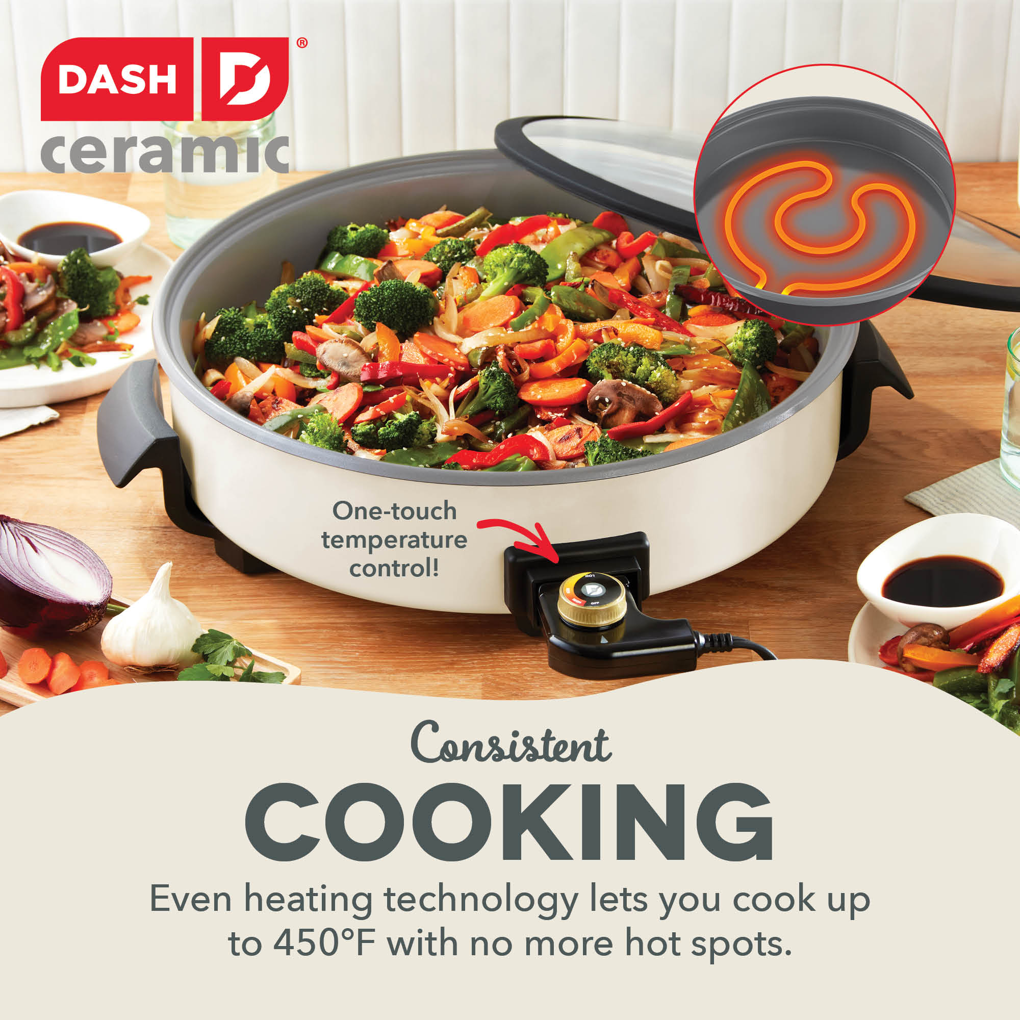Ceramic Nonstick Family Size Skillet